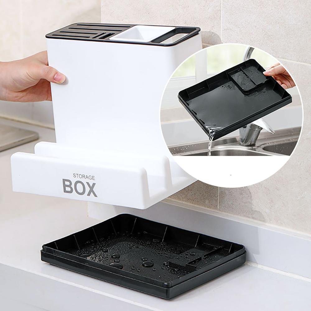 Kitchen Knife & Tableware Storage Rack