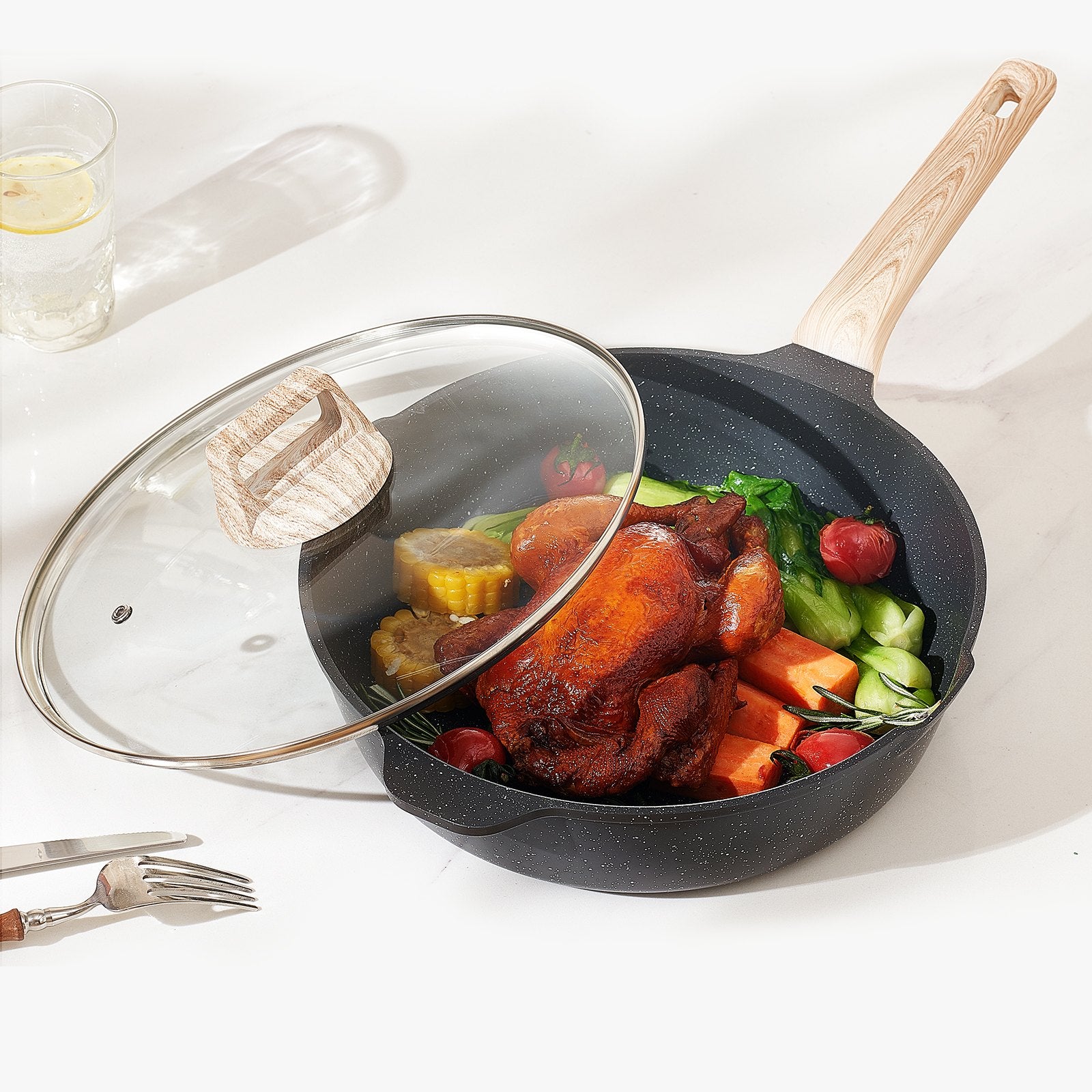 Nonstick Cookware Set Black