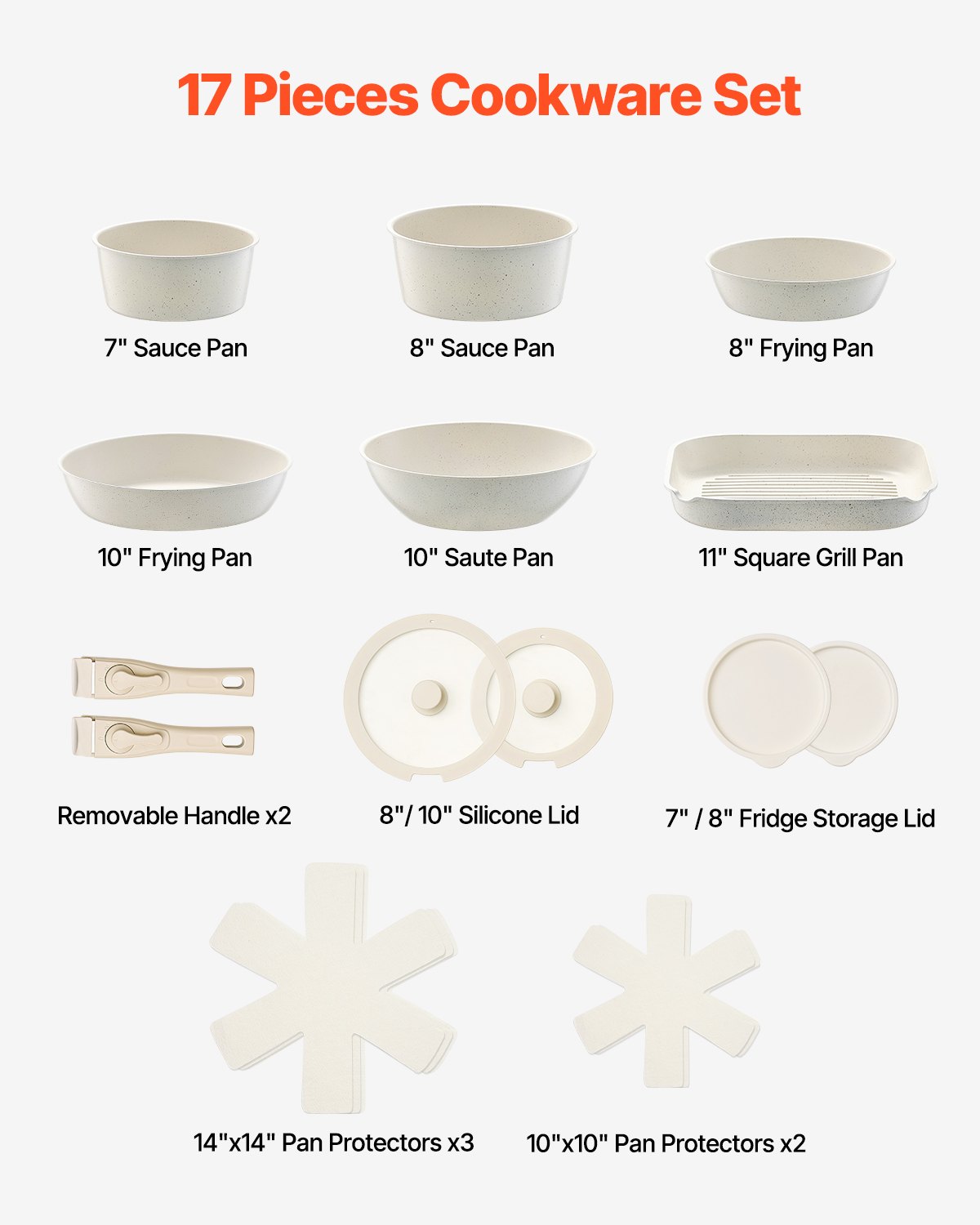 Granite Nonstick Cookware Set