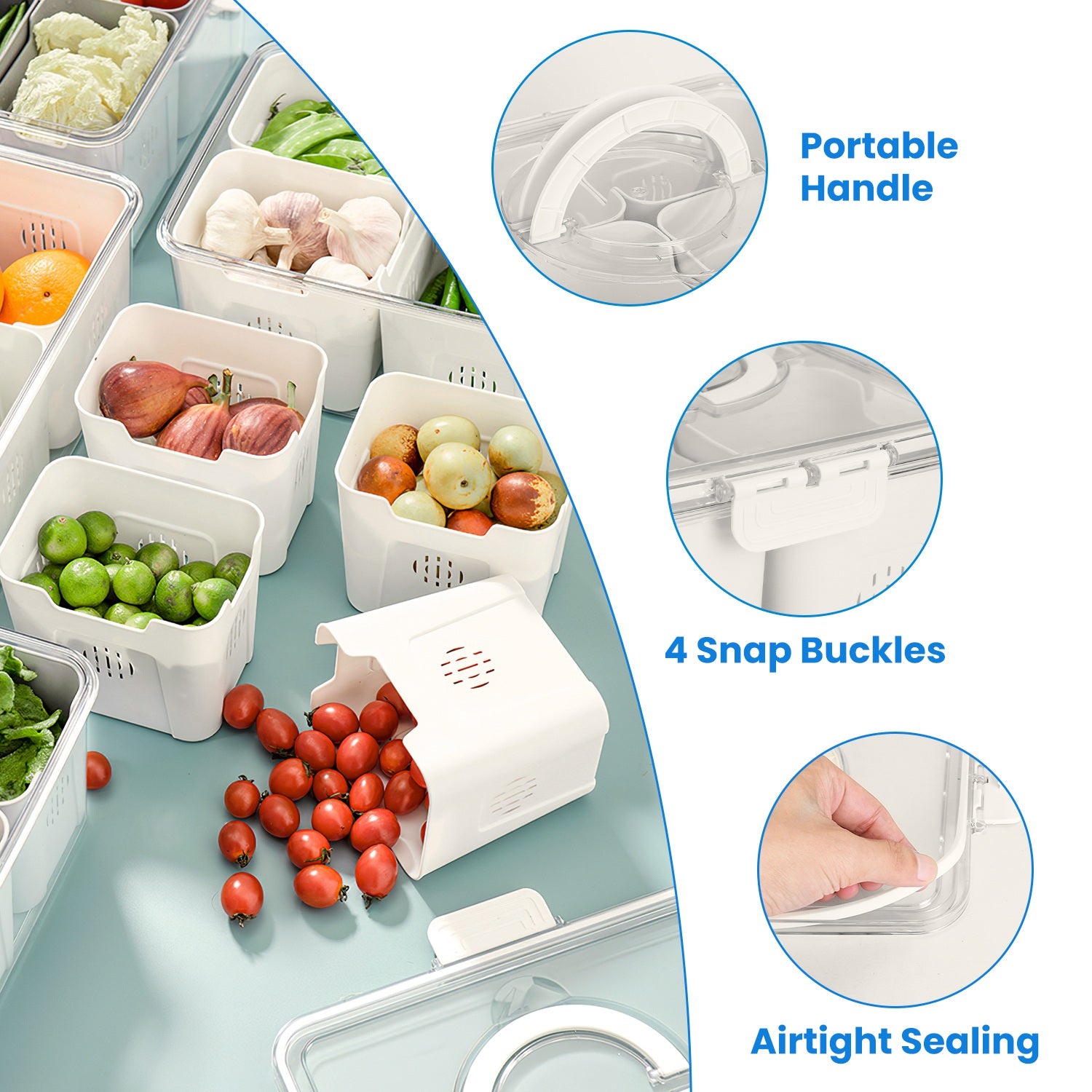 Airtight Fruit Storage Container