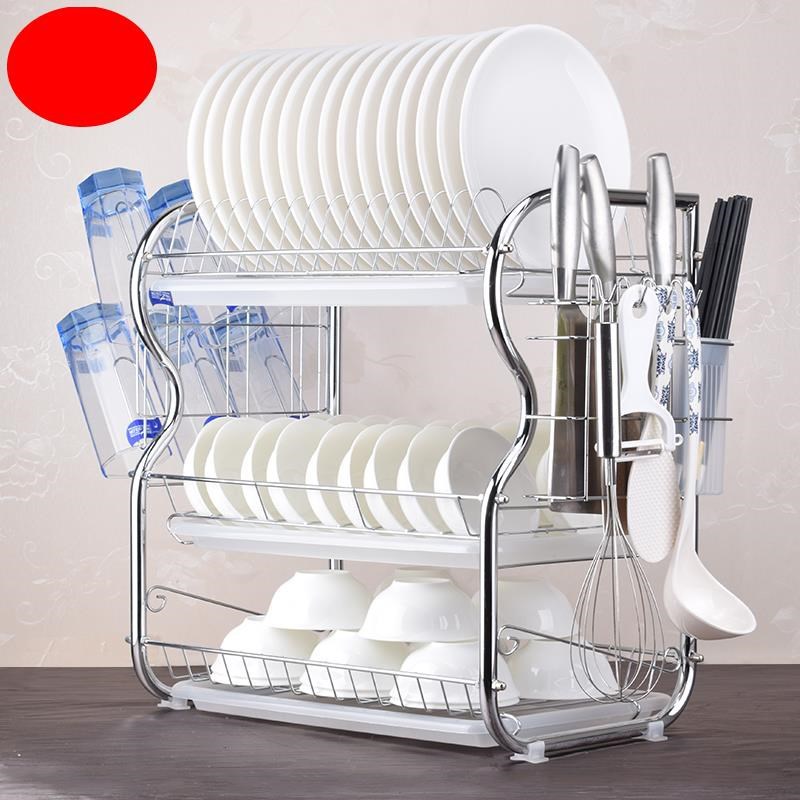 Dish Drying Rack with Drainer