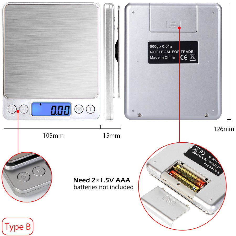 Digital Food Kitchen Scale