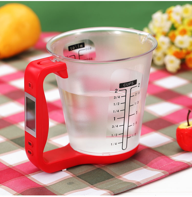 Digital Kitchen Scale Measuring Cup