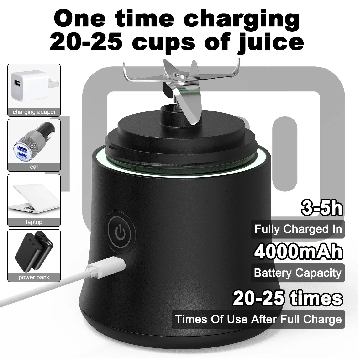 Portable USB Blender Juicer