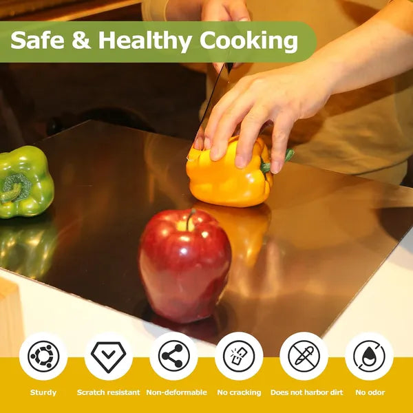 Stainless Steel Over-Sink Cutting Board