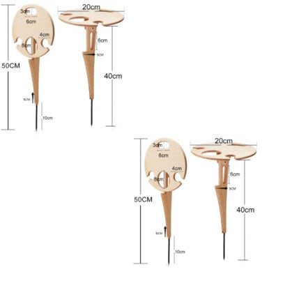 Folding Outdoor Wine Rack